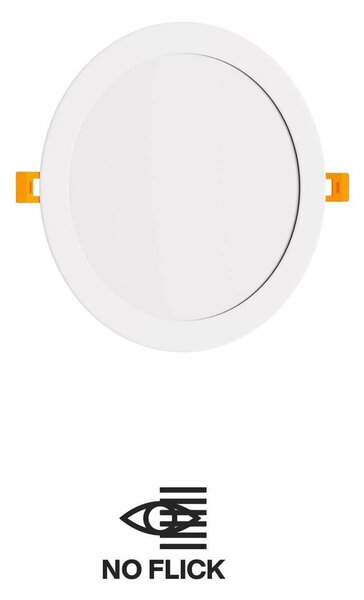 Pannello LED Rotondo 20W 2.000lm Foro Ø205-210mm Osram chip LED Colore Bianco Caldo 3.000K