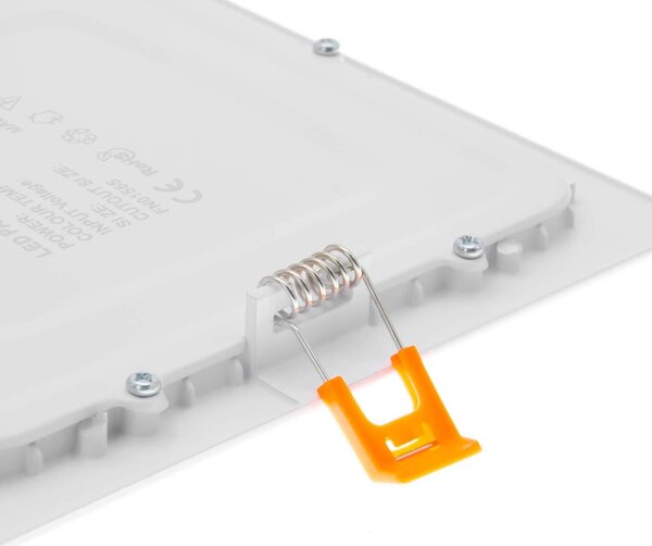 Pannello LED Quadrato 15W 1.500lm Foro 155x155mm Osram chip LED Colore Bianco Naturale 4.000K