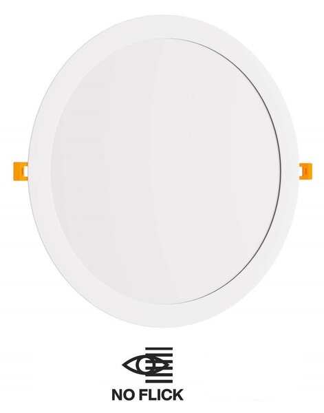 Pannello LED Rotondo 30W 3.000lm Foro Ø280-285mm Osram chip LED Colore Bianco Caldo 3.000K