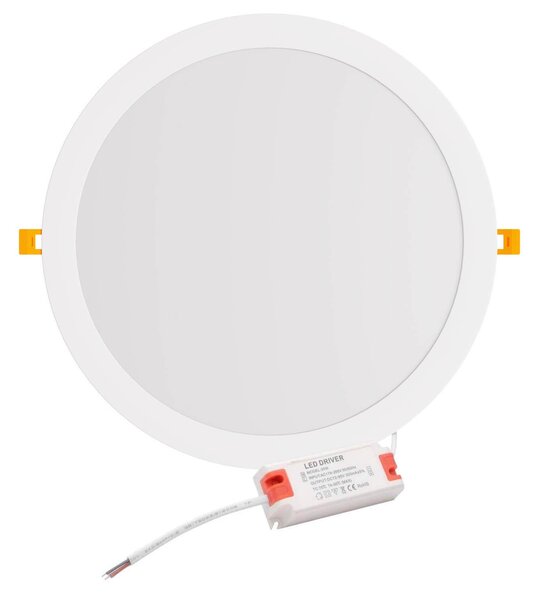 Pannello LED Rotondo 30W 3.000lm Foro Ø280-285mm Osram chip LED Colore Bianco Caldo 3.000K