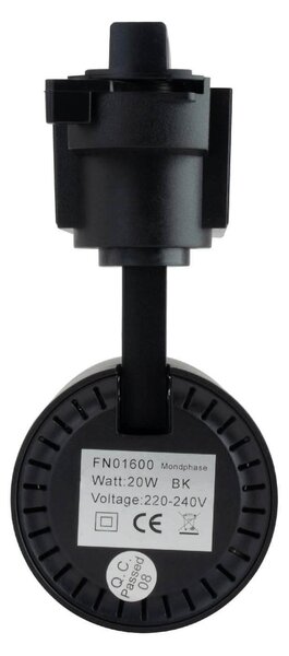 Faro LED 20W Monofase 60° 120lm/W CRI92 no Flickering - BRIDGELUX LED Colore Bianco Naturale 4.000K