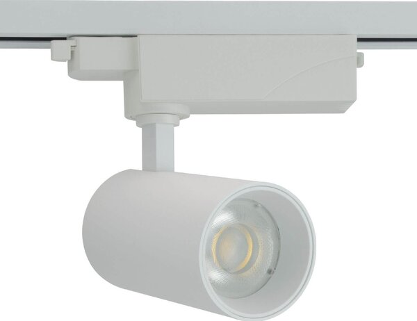 Faro LED 20W Monofase 60° 120lm/W CRI92 no Flickering - BRIDGELUX LED Colore Bianco Caldo 2.700K