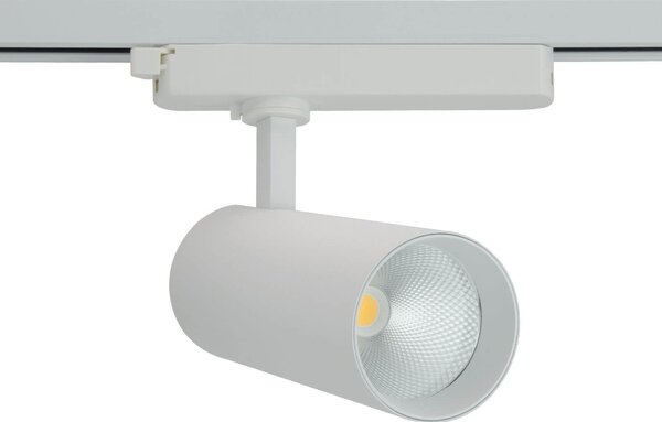 Faro LED 30W Monofase 38°/60° 130lm/W CRI92 no Flickering Colore Bianco Naturale 4.000K