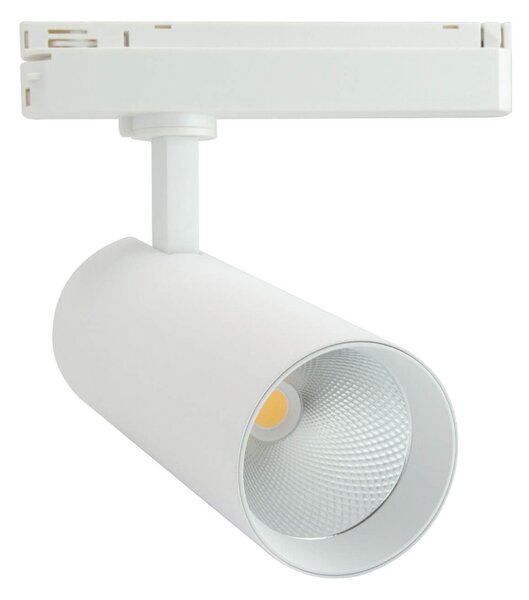 Faro LED 30W Monofase 38°/60° 130lm/W CRI92 no Flickering Colore Bianco Naturale 4.000K