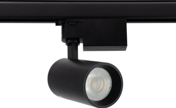 Faro LED 20W Trifase Nero 60° 120lm/W CRI92 no Flickering - BRIDGELUX LED Colore Bianco Naturale 4.000K