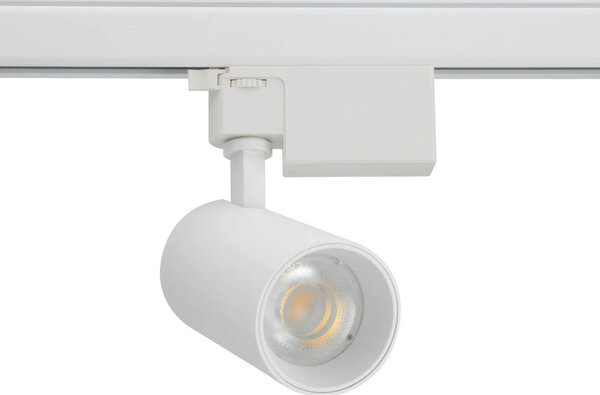 Faro LED 20W Trifase 60° 120lm/W CRI92 no Flickering - BRIDGELUX LED Colore Bianco Naturale 4.000K