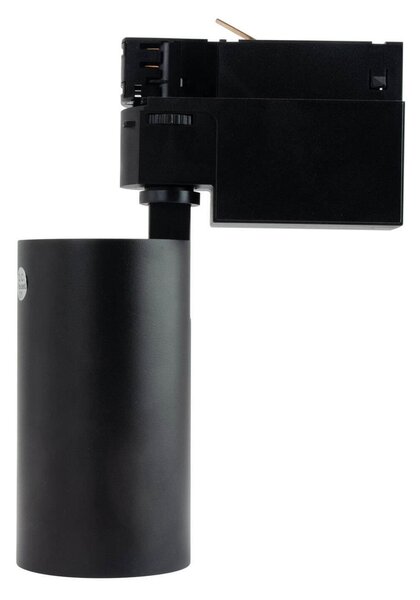 Faro LED 20W Trifase Nero 60° 120lm/W CRI92 no Flickering - BRIDGELUX LED Colore Bianco Naturale 4.000K