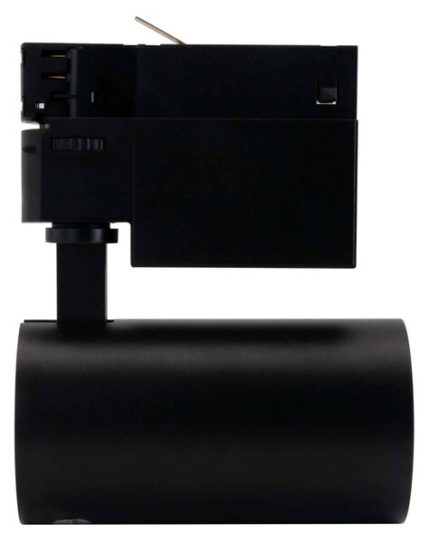 Faro LED 20W Trifase Nero 60° 120lm/W CRI92 no Flickering - BRIDGELUX LED Colore Bianco Naturale 4.000K