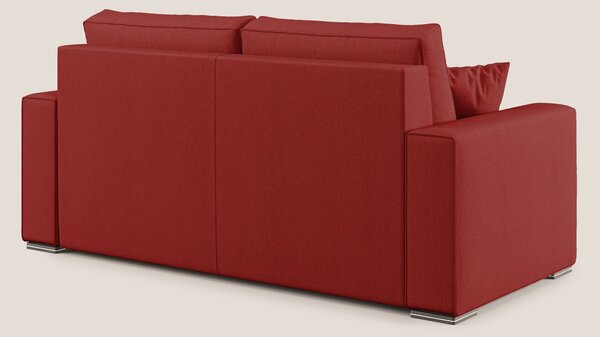 Dream Divano letto moderno dai morbidi cuscini in tessuto smacchiabile