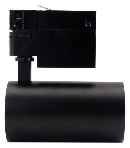 Faro LED 30W Trifase Nero 60° 120lm/W CRI92 no Flickering - BRIDGELUX LED Colore Bianco Naturale 4.000K