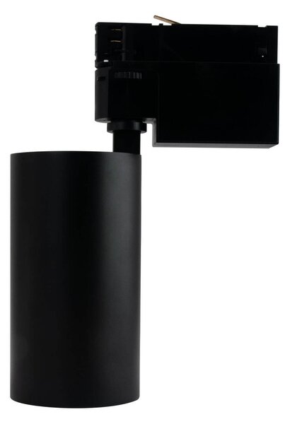 Faro LED 30W Trifase Nero 60° 120lm/W CRI92 no Flickering - BRIDGELUX LED Colore Bianco Naturale 4.000K