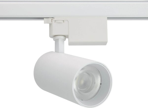 Faro LED 30W Trifase 60° 120lm/W CRI92 no Flickering - BRIDGELUX LED Colore Bianco Naturale 4.000K