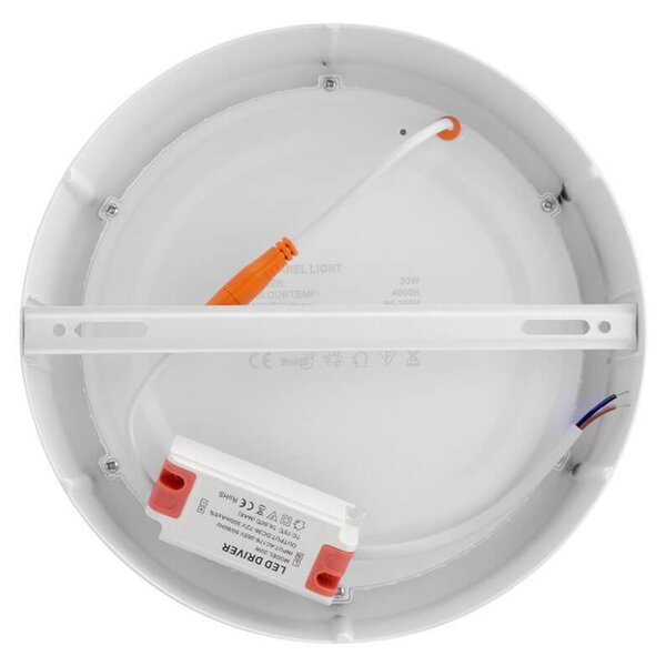 Plafoniera LED Rotonda 20W 2.000lm Ø225mm Osram chip LED