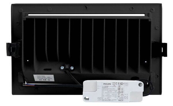 Faro LED da Incasso 44W Foro 210x130 Nero con driver Philips Colore Bianco Naturale 4.000K