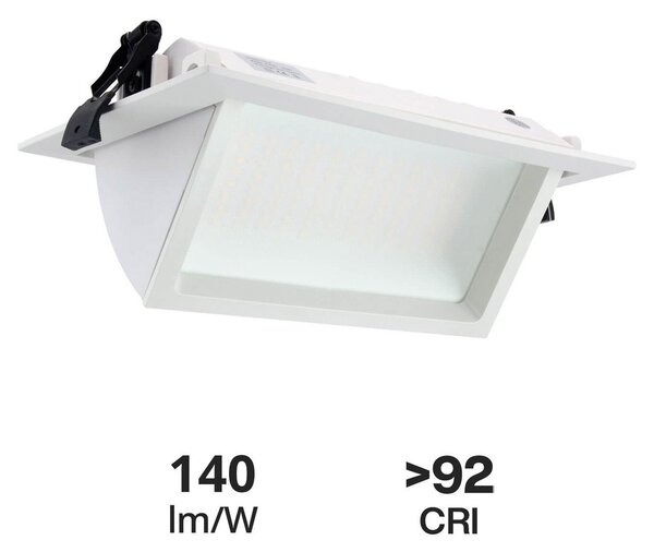Faro LED da Incasso 44W Foro 210x130 Bianco con driver Philips Colore Bianco Naturale 4.000K