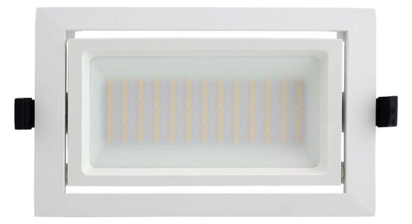 Faro LED da Incasso 44W Foro 210x130 Bianco con driver Philips Colore Bianco Naturale 4.000K