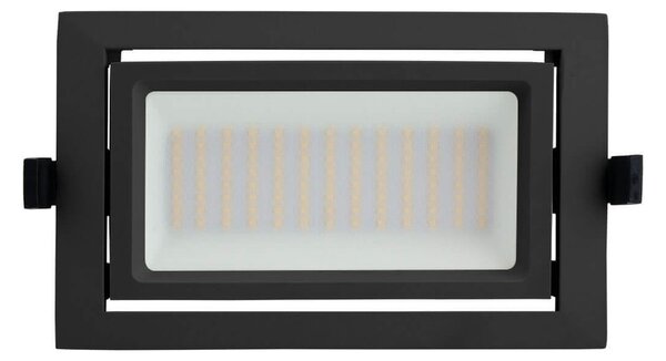 Faro LED da Incasso 44W Foro 210x130 Nero con driver Philips Colore Bianco Naturale 4.000K