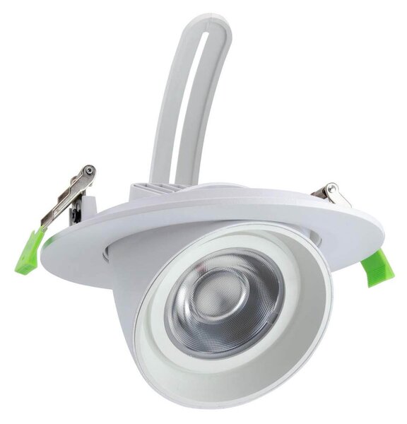 Faro LED da Incasso 44W Orientabile Foro Ø160mm Bianco-driver Philips Colore Bianco Caldo 2.700K