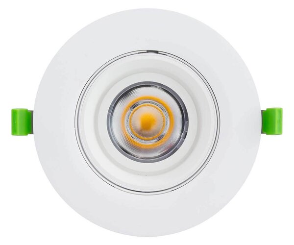 Faro LED da Incasso 44W Orientabile Foro Ø160mm Bianco-driver Philips Colore Bianco Caldo 2.700K