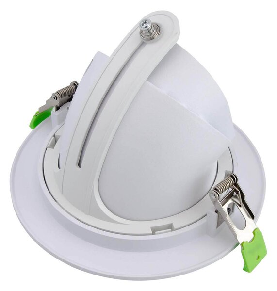 Faro LED da Incasso 44W Orientabile Foro Ø160mm Bianco-driver Philips Colore Bianco Caldo 2.700K