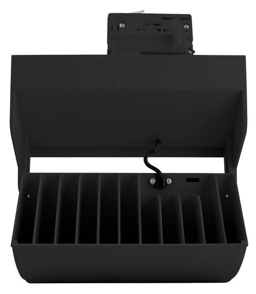 Faro LED 44W per Binario Trifase 100° Nero con driver Philips CRI92 Colore Bianco Naturale 4.000K