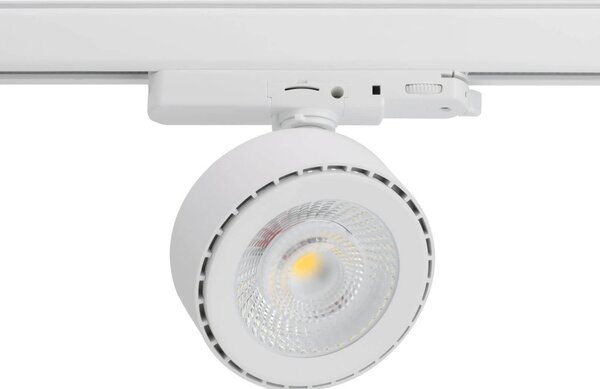 Faro LED 36W Slim per Binario Trifase Orientabile 60° Bianco CCT Bianco Variabile Colore Bianco Variabile CCT