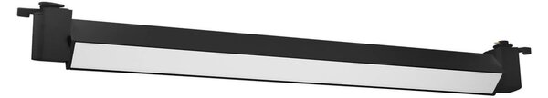 Faro LED Lineare 24W per Binario Monofase Orientabile Nero - 100° Colore Bianco Naturale 4.000K