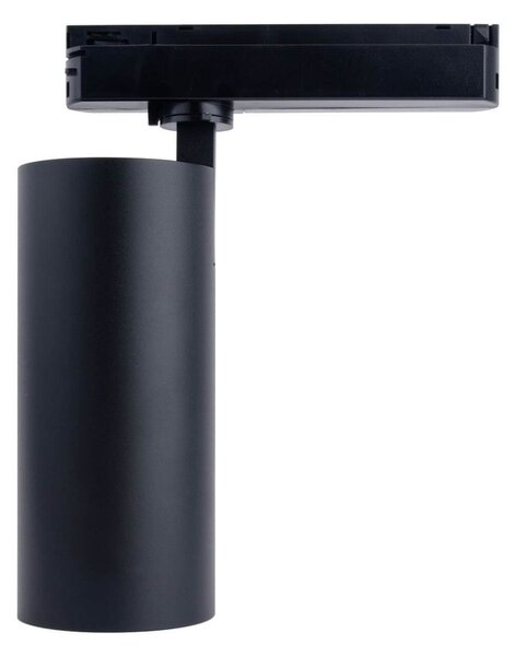 Faro LED 40W Monofase Nero 38°e 60° 130LM/W CRI92 no Flickering Colore Bianco Naturale 4.000K