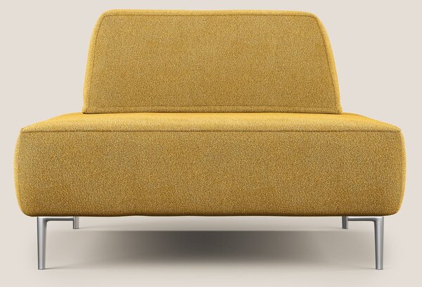 Newton poltrona modulare con schienali movibili T07 giallo
