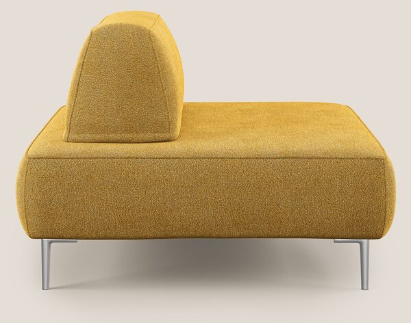 Newton poltrona modulare con schienali movibili T07 giallo