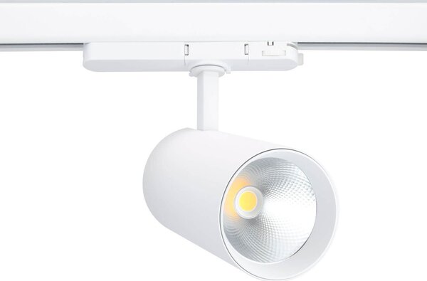 Faro LED 42W per Binario Trifase 38° + 60° Bianco PHILIPS Xitanium CRI92 Colore Bianco Naturale 4.000K