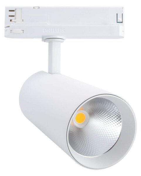 Faro LED 42W per Binario Trifase 38° + 60° Bianco PHILIPS Xitanium CRI92 Colore Bianco Naturale 4.000K