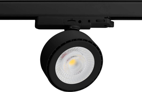 Faro LED 36W Slim per Binario Trifase Orientabile 60° Nero 3CCT Bianco Variabile Colore Bianco Variabile CCT