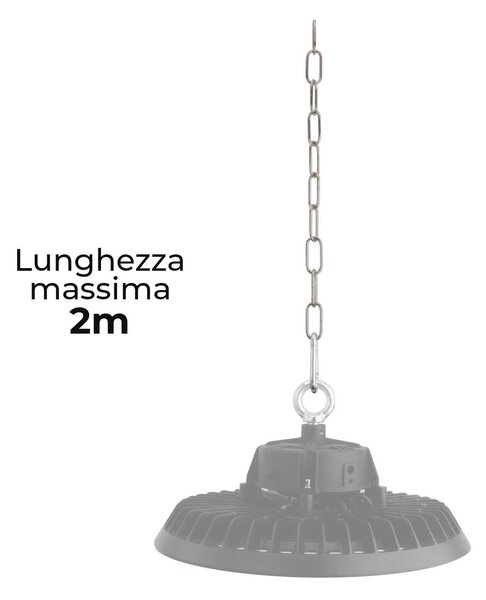 Catena per Sospensione da 2m + Gancio