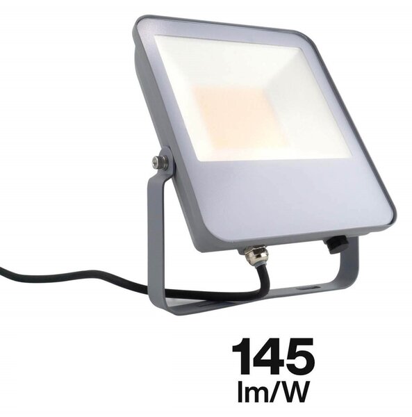 Proiettore LED 50W IP65 145lm/W con Osram chip LED Colore Bianco Caldo 3.000K