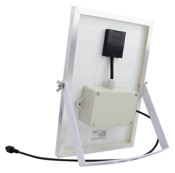 Kit 3 Faretti LED Solare con Picchetto 3x5W con Telecomando incluso Colore Bianco Naturale 4.000K