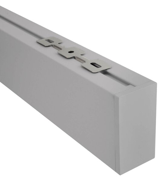 Plafoniera Lineare Alluminio da soffitto per Striscia LED 1 e 2 metri Variante Lunghezza 2 Metri