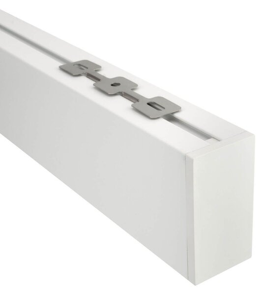 Plafoniera Lineare Bianca da soffitto in Alluminio per Striscia LED 1 e 2 metri Variante Lunghezza 2 Metri