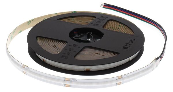 Striscia LED COB RGB 14.5W/m 24VDC IP20 5m Professional Colore RGB