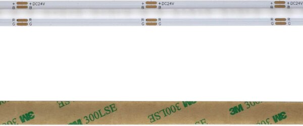 Striscia LED COB RGB 14.5W/m 24VDC IP20 5m Professional Colore RGB