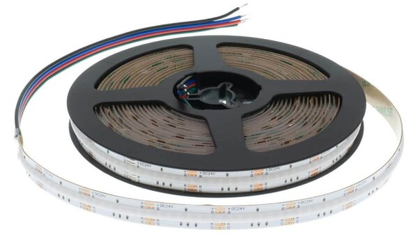 Striscia LED COB RGB Multicolore 16W/m 24VDC IP20 5m Professional Colore RGB