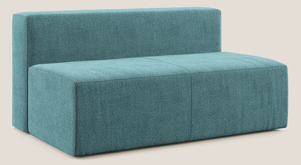 Nettuno modulo centrale maxi in morbido tessuto bouclè T07 azzurro