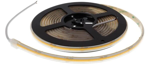 Striscia LED COB 10W/m 24VDC IP67 5m Luce Continua Colore Bianco Naturale 4.000K
