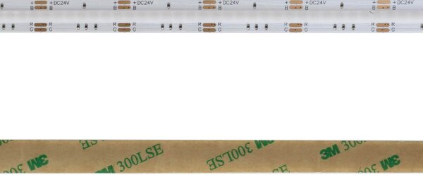 Striscia LED COB RGB Multicolore 16W/m 24VDC IP20 5m Professional Colore RGB
