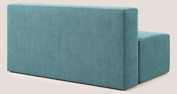 Nettuno modulo centrale maxi in morbido tessuto bouclè T07 azzurro