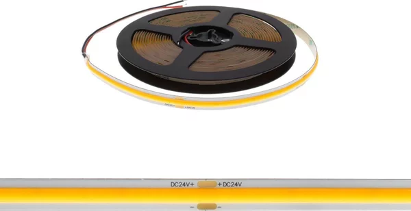 Striscia LED COB 8W/m 24VDC IP20 5m Professional Colore Bianco Freddo 5.700K