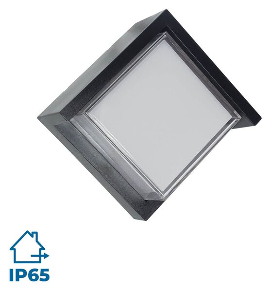 Applique IP65 LED da Parete 12W B. Naturale a Rombo Colore Bianco Naturale 4.200K