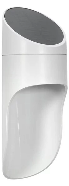 Applique LED Solare Bianca con Sensore Crepuscolare e Movimento Colore Bianco Naturale 4.200K