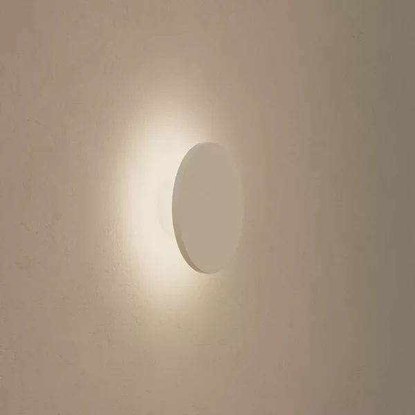 Applique LED IP65 Luce Indiretta 12W Tonda Bianca Colore Bianco Caldo 3.000K
