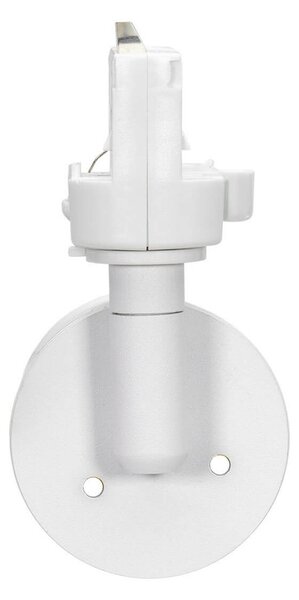Faro GU10 per binario Trifase in alluminio Bianco